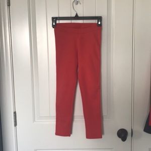 Janie and jack coral ponte pant size 7